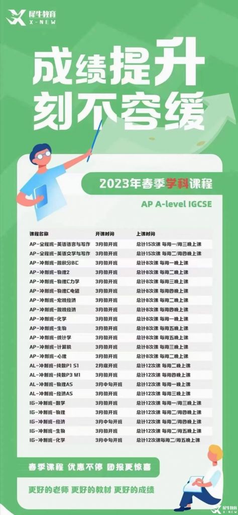 2023年犀牛國際教育春季班，國際學(xué)科競賽培訓(xùn)即將開班!