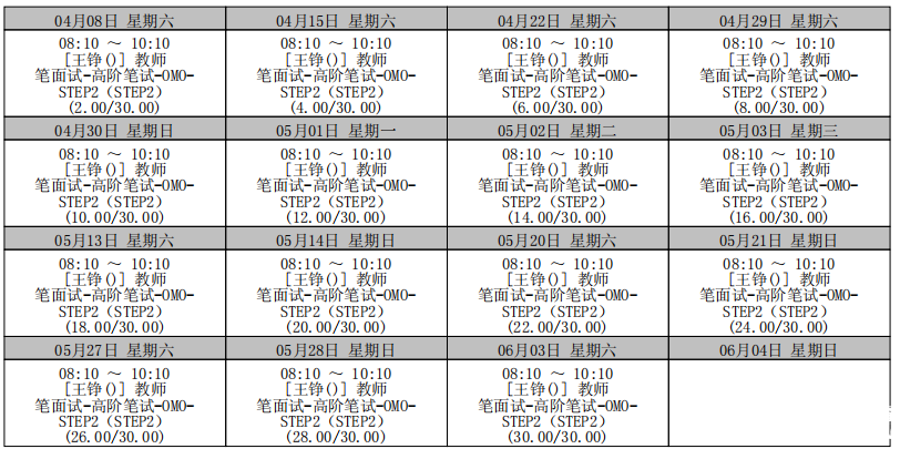 2023年蘇州STEP2考試培訓課程